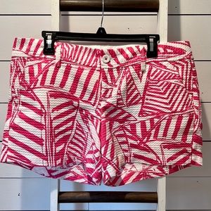Lilly Pulitzer Callahan Shorts, Sz: 12, EUC, Capri Pink Yacht Sea